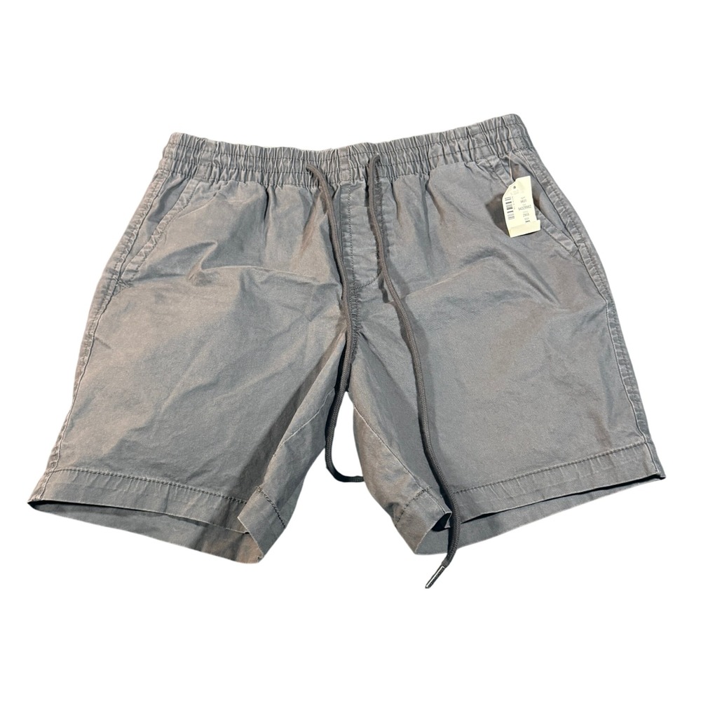 Aeropostale Mens All Day Jogger Shorts Grey Stretch Elastic Waist 6.5 Inseam XS